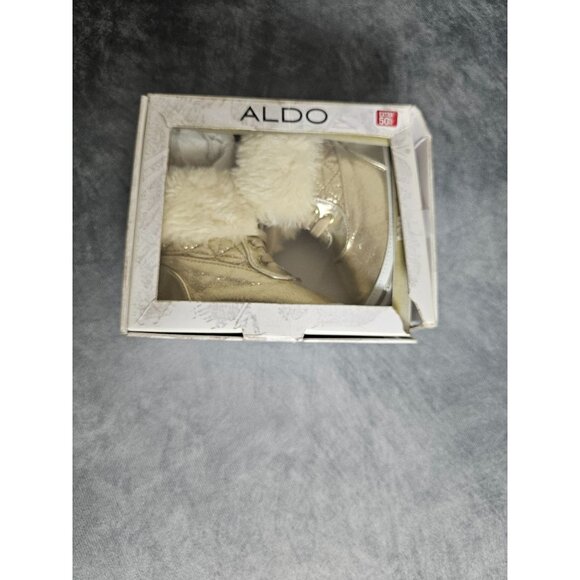 Aldo Fur Trim Boots Size 4 Open Box Retail 35. - Picture 3 of 6